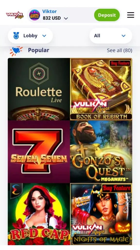 Image: Les avantages de jouer sur Vulkan Vegas en 2023